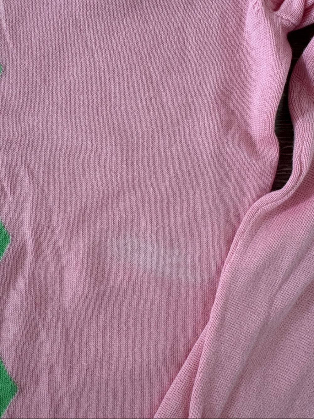 Tommy Hilfiger argyle pink sweater - Picture 4 of 4